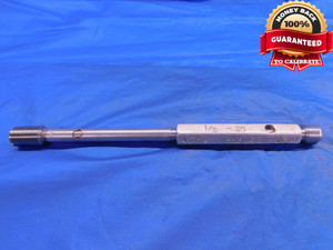 1/2 20 EXTRA LONG THREAD PLUG GAGE .5 GO NO GO P.D.'S = .4675 & .4701 .50 .500 - DW12450BU