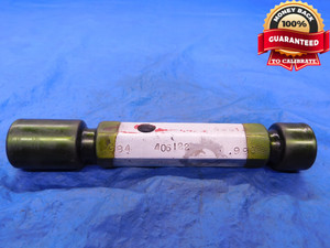 .994 & .996 PIN PLUG GAGE GO NO GO 1.0000 -.0040 1.0 25.248 mm .9940 .9960 - MB1889AC1