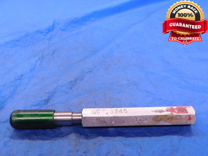 .3745 PIN PLUG GAGE .3750 -.0005 UNDERSIZE 3/8 9.512 mm - MB1930AC1