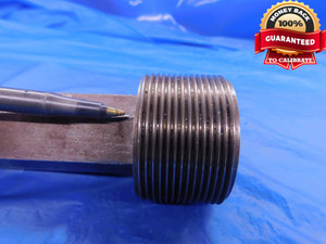 2" 12 NS 1 SET THREAD PLUG GAGE 2.0 NO GO ONLY P.D. = 1.9329 2.00 2.000 2.0000 - DW12489BU