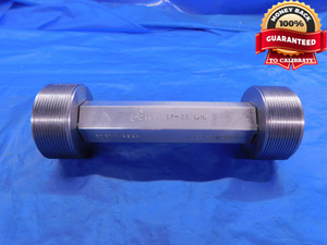 2" 16 UNEF 2B LEFT HAND THREAD PLUG GAGE 2.0 GO NO GO P.D.'S = 1.9594 & 1.9664 - DW12571AG1