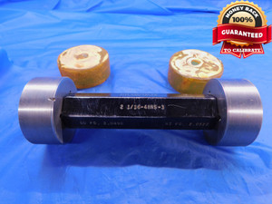 2 1/16 48 NS 3 THREAD PLUG GAGE 2.0625 GO NO GO P.D.'S = 2.0490 & 2.0522 CHECK - DW12619AG1