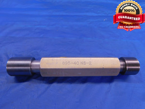 .895 40 NS 2 THREAD PLUG GAGE GO NO GO P.D.'S = .8788 & .8829 .8950 INSPECTION - DW12615AG1