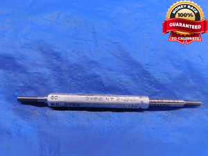 2 64 NF SET THREAD PLUG GAGE #2 .086 GO NO GO P.D.'S = .0759 & .0740 .0860 CHECK - DW12679AG1