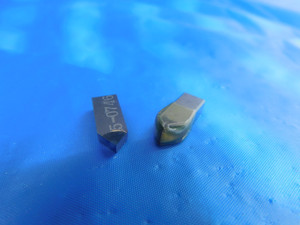 2PCS NEW KENNAMETAL KZX43480 K5-0746 PCD DIAMOND TIPPED CARBIDE GROOVING INSERTS - AR1551LVR