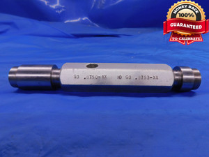 .8750 & .8753 CLASS XX PIN PLUG GAGE GO NO GO ONSIZE 7/8 22.225 mm .875 CHECK - DW12720AD1