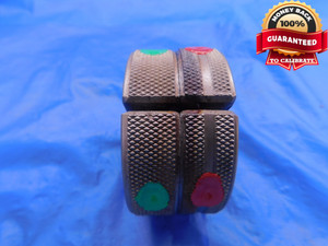 9/16 27 NS 2 THREAD RING GAGES .5625 GO NO GO P.D.'S = .5384 & .5343 INSPECTION - DW12735LVR