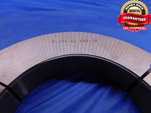 4 1/4 16 UNJ 3A CERTIFIED THREAD RING GAGE 4.25 NO GO ONLY P.D. = 4.2050 4.250 - DW12876LVR