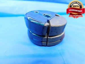 7/16 24 UNS 2A THREAD RING GAGES .4375 GO NO GO P.D.'S = .4093 & .4055 CHECK - BM0324CC