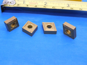 4PCS NEW KENNAMETAL CNMG431FW KC9215 TiN COATED CARBIDE TURNING INSERTS CNMG 431 - MS5043LVR