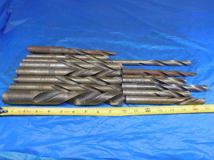 LOT OF HSS TWIST DRILL BIT VARIOUS BRANDS & SIZES INCLUDING 11/16, 29/32, 1 5/32 - AR2030LVR