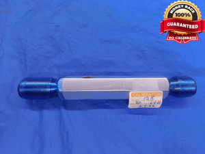 9/16 27 UNS 2B THREAD PLUG GAGE .5625 GO NO GO P.D.'S = .5384 & .5432 CHECK - DW12932AL1