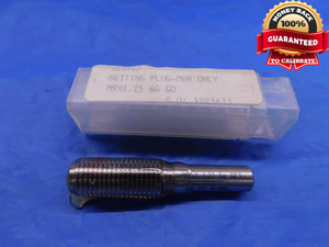 NEW M9 X 1.25 6g METRIC SET THREAD PLUG GAGE GO ONLY P.D. = 8.480 INSPECTION - DW12944AL1