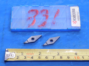2PCS NEW KYOCERA VNMM332MSE ? KPD001 PCD TIPPED CARBIDE TURNING INSERTS VNMM 332 - MS5058LVR