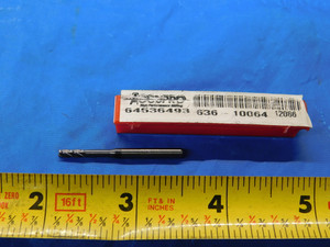 NEW ACCUPRO 0.1 O.D. 0.3 LOC AlTiN CARBIDE END MILL 1/8 SHANK 4 FL 64536493 .1 - MB2811LVR