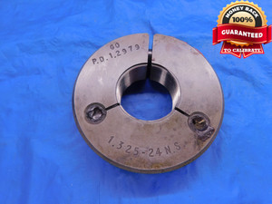 1.325 24 NS THREAD RING GAGE 1.3250 GO ONLY P.D. = 1.2979 1.325"-24 INSPECTION - DW12995RD
