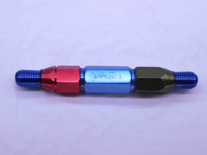 1/2 13 NC 3 THREAD PLUG GAGE .5 .50 .500 GO NO GO P.D.'S = .4500 & .4537 UNC-3 - DW12998RD
