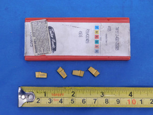 4PCS NEW SANDVIK TM151.2-4G01-230925 4125 TiN COATED CARBIDE GROOVING INSERTS - MS5163EY