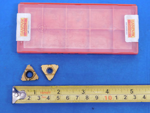 2PCS NEW SANDVIK 35JLX-32 TiN COATED CARBIDE ACME THREADING INSERTS 35JLX - MS5155EY