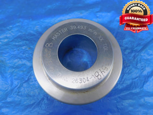 39.493 CL XX MASTER PLAIN BORE RING GAGE 39.500 -.007 UNDERSIZE 39.5 mm 1.5548 - AR2384AP1