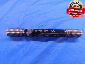 3/4 10 NC 5 HF SET THREAD PLUG GAGE .75 .750 GO NO GO P.D.'S = .6955 & .6930 - DW13123AP1