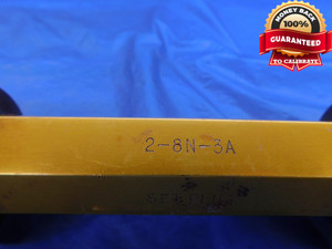 2" 8 N 3A SET THREAD PLUG GAGE 2.0 2.00 2.000 GO NO GO P.D.'S = 1.9168 & 1.9116 - DW13167AP1