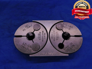 9/16 40 NS 2 THREAD RING GAGES .5625 GO NO GO P.D.'S = .5463 & .5425 INSPECTION - DW13252AG1
