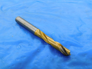 KENNAMETAL 8.4MM TiN CARBIDE COOLANT SCREW MACHINE LENGTH DRILL BIT B210A08400HP - MB3221AC1