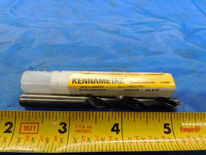 KENNAMETAL 8MM TiAlN CARBIDE COOLANT JOBBER TWIST DRILL BIT B225A08000HP53M 8 - MB3242AC1
