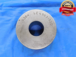.9384 MASTER PLAIN BORE RING GAGE .9375 +.0009 OVERSIZE 15/16 24 mm - MB3262LVR