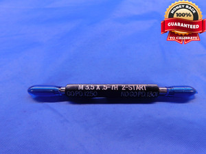 M3.5 X .5 7H DOUBLE LEAD THREAD PLUG GAGE 3.5 0.5 GO NO GO PD'S = .1250 & .1301 - DW13262AL1