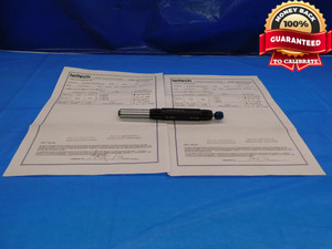 LEITECH 7/16 20 UNF 2B DEPTH THREAD PLUG GAGE .4375 GO NO GO PDS = .4050 & .4104 - DW13271AP1