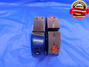 1 9/32 14 NS 3 THREAD RING GAGES 1.28125 GO NO GO P.D.'S = 1.2349 & 1.2309 CHECK - DW13324RD