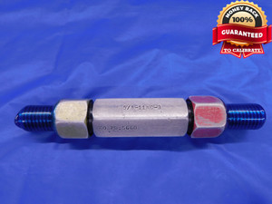 5/8 11 NC 3 THREAD PLUG GAGE .625 .6250 GO NO GO P.D.'S = .5660 & .5702 UNC-3 - DW13328RD