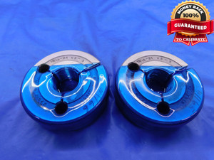 13/16 24 NS 3 THREAD RING GAGES .8125 GO NO GO P.D.'S = .7854 & .7819 CHECK - DW13351RD
