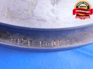 5.0843 MASTER PLAIN BORE RING GAGE 5.0938 -.0095 UNDERSIZE 5 3/32 129 mm - MB3425AP1