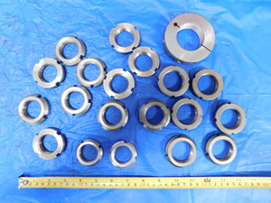 LOT OF LOCK NUTS ACME & OTHERS VARIOUS SIZES NO7 NO6 NI-05 LOCKING NUT - MS5504LVR