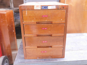 APPROX. 500PC SET VAN KEUREN PIN PLUG GAGE LIBRARY .161 - .632" X W/ CABINET