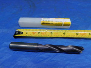 KENNAMETAL 13MM TiAlN CARBIDE COOLANT TWIST DRILL BIT B225A13000HP 14MM SHANK 13 - AR2899AC1