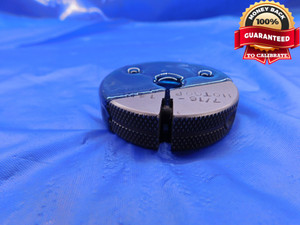 7/16 14 NC THREAD RING GAGE .4375 NO GO ONLY P.D. = .3955 UNC INSPECTION CHECK - DW13549RD