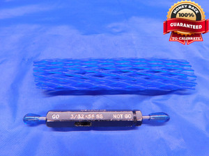 3/32 56 SS THREAD PLUG GAGE .09375 GO NO GO P.D.'S = .0822 & .0840 INSPECTION - DW13563RD