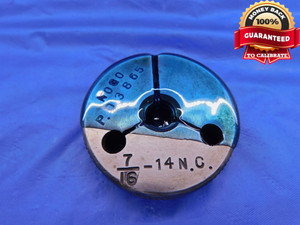 7/16 14 NC SPECIAL THREAD RING GAGE .4375 NO GO ONLY P.D. = .3865 UNS - DW13586RD