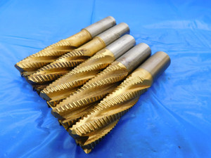 5 PC NIAGARA AND OTHERS 1" O.D. HSS COBALT ROUGHING END MILLS 5 FLUTES 1.0 - MB3808LVR