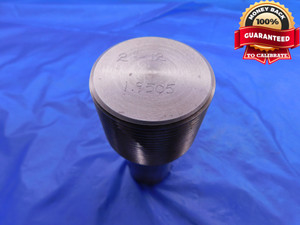 SHOP MADE 2" 12 THREAD PLUG GAGE 2.0 2.00 2.000 2.0000 GO ONLY P.D. = 1.9505 - DW13627AD1