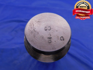SHOP MADE 1 5/8 16 THREAD PLUG GAGE 1.625 1.6250 GO AND NO GO -.0015 - DW13624AD1