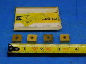 4PCS NEW KENNAMETAL SNMM 4 542 KC850 TiN COATED CARBIDE TURNING INSERTS - AR3190AS1