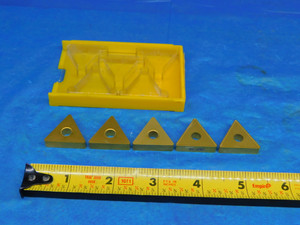 5PCS NEW KENNAMETAL TNMM 543 KC850 TiN CARBIDE TURNING INSERTS TNMM 27 06 12 - AR3195AS1
