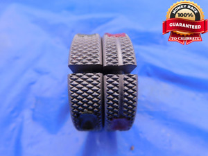 1/4 72 UNS 2A THREAD RING GAGES .25 .250 .2500 GO NO GO P.D.'S = .2403 & .2380 - DW13699LVR