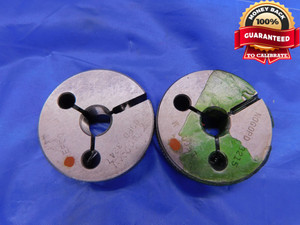 11/32 36 NS 2A THREAD RING GAGES .3438 GO NO GO P.D.'S = .3247 & .3215 UNS-2A - DW13712LVR