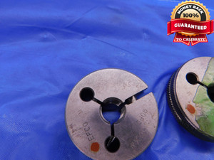 11/32 36 NS 2A THREAD RING GAGES .3438 GO NO GO P.D.'S = .3247 & .3215 UNS-2A - DW13712LVR